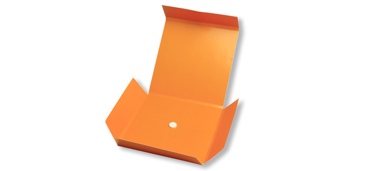 Boîte pliante orange