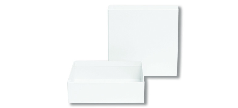 Boîte cloche blanche